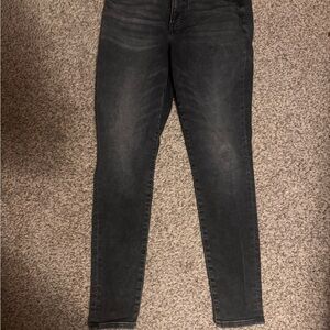 Express Dark Gray Women's Skinny Jeans